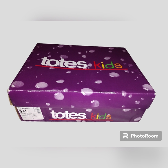 🆕️Totes  Toddler Boys Jason  Winter Snow Boot Black & Red  Sz 5M NWOT - Picture 6 of 7